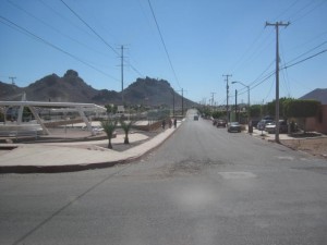 Street in Guaymas Norte